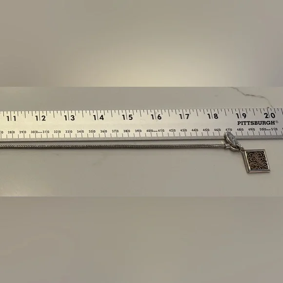 Lois Hill Sterling Silver with Caviar Pendant Necklace, 18” - Picture 5 of 5